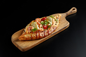 Лепешка с креветками